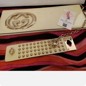 Gucci Tom Ford LIMITED EDITION RARE RUNWAY GG CUFF WRISTLET CLUTCH BAG  NWT